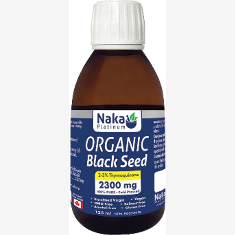 Naka Organic Black Seed Oil (125 mL)